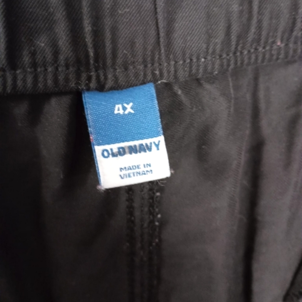 Old Navy Woman's Black Tencel Pants Size 4X - Picture 4 of 4